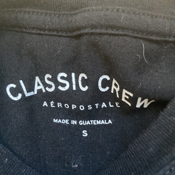 Aeropostal women’s small find your peace butterfly black T-shirt - Picture 5 of 8